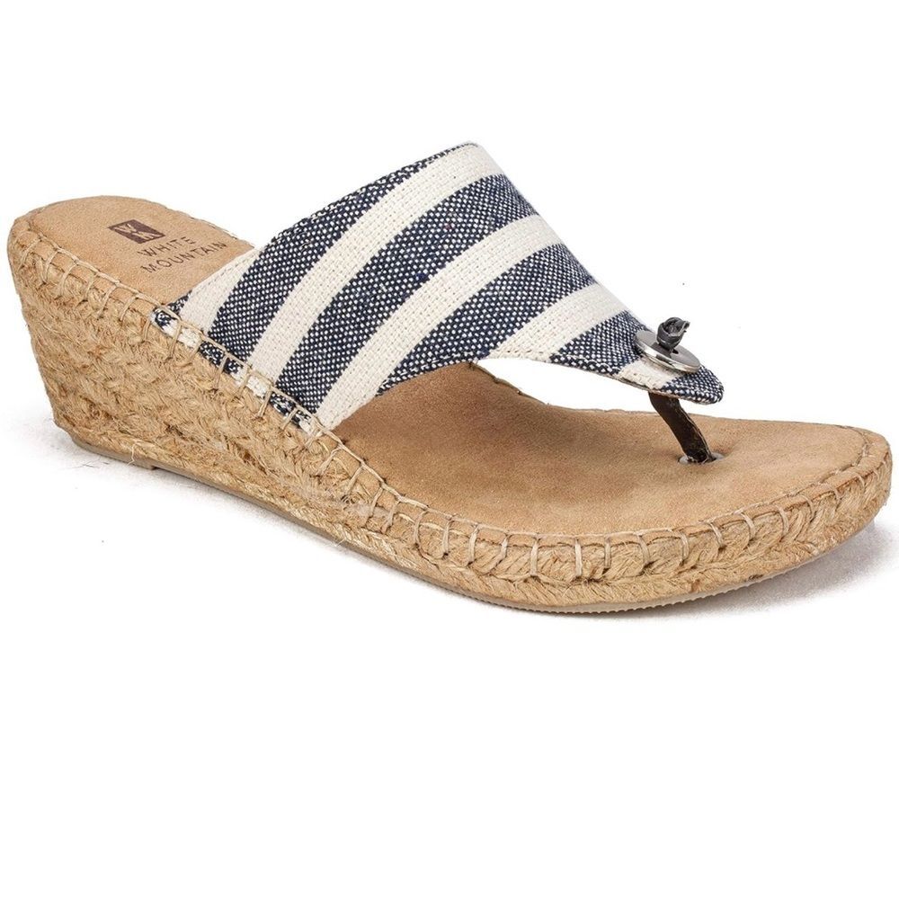 WHITE MOUNTAIN Women's Beachball Espadrille Wedge Sandal